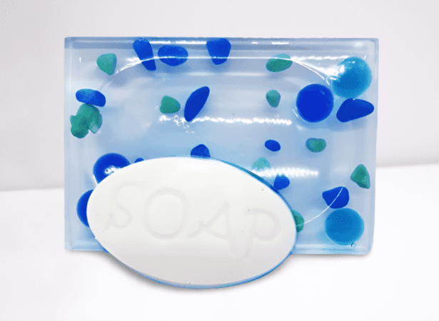 Rec soap dish & soap