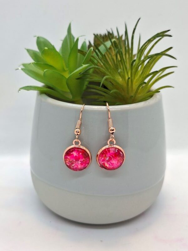 pink rose gold vase